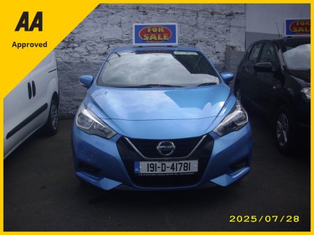 2019 Nissan Micra 1.0 SV CVT 195 4DR AUTO