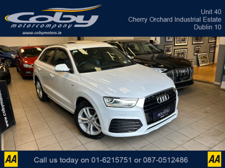 2015 Audi Q3 1.4 TFSI S Line Auto 150 S-TRONIC.  IRISH CAR. Immaculate Irish Car with 2 Keys, Service History, NCT, Alloy Wheels, Air Con, MFSW, Parking Sensors Front and Rear, Full Electrics and much more. €18,950