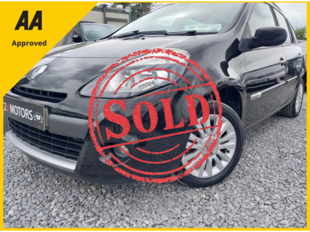 2010 Renault Clio PH2 1.2 16V 5DR LOW KMS SAT NAV €4,250