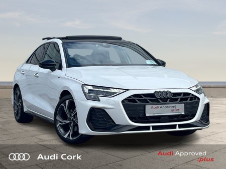 2024 Audi A3 SALOON 1.5 35TFSI 150BHP S-LINE AUTOMATIC WITH BLACK STYLING, COMFORT PACK, PANORAMIC SUNROOF & COMFORT KEY