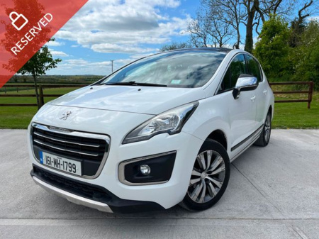 2016 Peugeot 3008 Active 1.6 Blue HDI 120 *RETAIL €10, 950 STRAIGHT SALE PRICE €9, 950