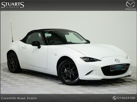 2016 Mazda MX-5 1.5G (131PS) Roadster GT 2DR - FSH - Artic White , Black Leather €19,945