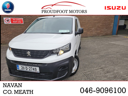 2021 Peugeot Partner 1.5 BLUE HDI 75 PANELL PANELLED 6.2 3 €13,950