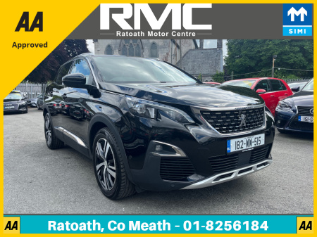 2018 Peugeot 3008 GT-LINE1.5 BLUE HDI €18,950