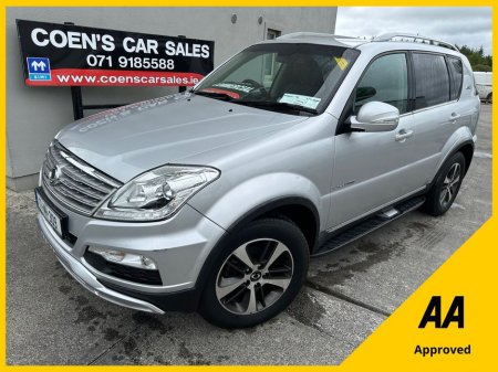 2017 Ssangyong Rexton 2.2 TD 4X4 Automatic €13820 Plus Vat
