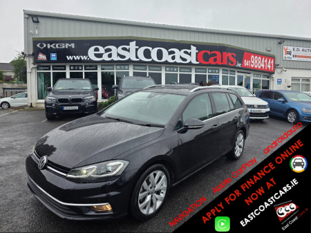2017 Volkswagen Golf ESTATE ( 172 REG ) PAN SUNROOF FULL LEATHER ELECTRIC SEATS  MK7.5 FULL LEATHER HEATED ELECTRIC SEATS - PAN ROOF -VIRTUAL DASH CARPLAY ANDROID AUTO BLIND-SPOT  NAVIGATION