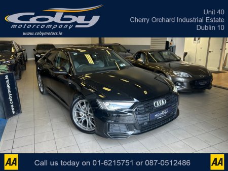 2020 Audi A6 2.0 TDI S Line BLACK EDITION 40 204PS 4DR AUTO 2 Keys, New NCT, Alloy Wheels, MFSW, Heated Seats, Car Play, Full Electrics, Sat Nav, Dual Climate Control, Cruise Control, Reverse Cam, and more.