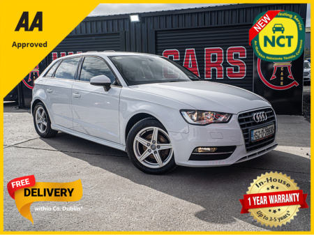 2015 Audi A3 152 Audi A3 1.6tdi/New NCT/79k mls/1yr warranty €14,888