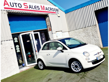 2015 Fiat 500 1.2 LOUNGE 69BHP NEW NCT 06.26 TAX LOW KM GLASS ROOF 1 OWNER €8,250