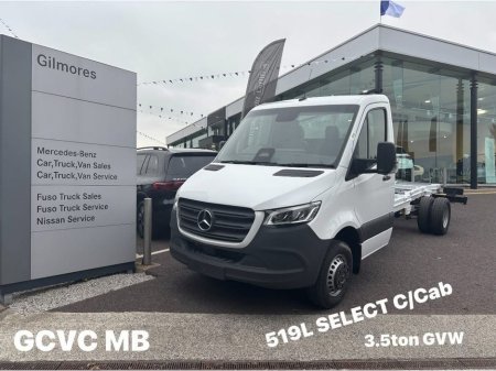2026 Mercedes-Benz Sprinter 519L Chassis Cab 3500KG GVW SELECT Auto