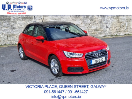 2018 Audi A1 1 OWNER,REVERSE CAMERA,2 TONE,SPORTBACK,AUTO. €18,450