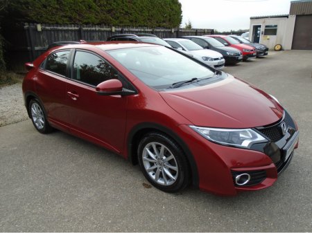 2015 Honda Civic 151/DIESEL 1.6 I-DTEC SPORT/CAMERA/FOGS/PARKING SENSORS/CRUISE/BLUETOOTH/AUTO LIGHTS AND WIPERS/FINANCE/CARD PAYMENTS & WARRANTY AVAILABLE/LOW-TAX€180 €10,750