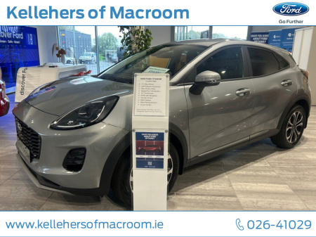 2025 Ford Puma Titanium 5DR 1.0T 125 MHEV Price includes customer SAVING of € 1,000. Further SAVINGS of € 1,000 Options Deposit available on PCP @ 3.9% APR. €33,000