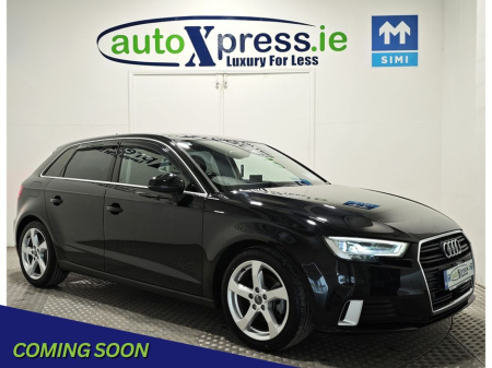 2018 Audi A3 Sportsback 1.4 TFSI Automatic, Reversing camera €21,995