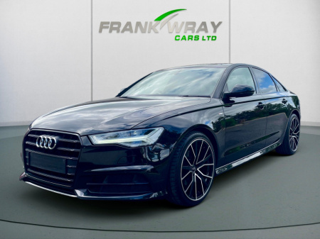 2018 Audi A6 S-LINE BLACK EDITION 2.0 TDI ULTRA 190 **FULL LEATHER**SAT NAV**FLAT BOTTOM STEERING WHEEL**MINT**FSH**