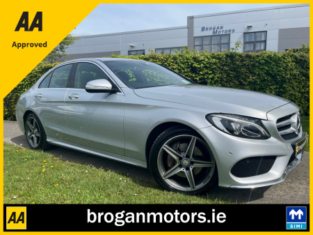 2015 Mercedes-Benz C Class C220 CDI AMG Line Bluetec*Automatic*Low KIlometres*New Nct 05-2026*Full Leather*Heated Seats*Reverse Camera*AA & Simi Approved Dealer 2025 €16,995