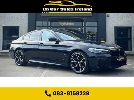2022 BMW 5 Series 2.0 520d MHT M Sport Saloon 4dr Diesel Steptronic GLASS SUNROOF, M SPORT PRO PACK, MSPORT IVORY WHITE INTERIOR