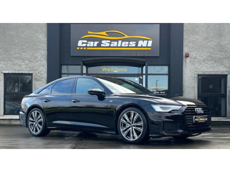 2022 Audi A6 2.0 TDI 40 S line Saloon 4dr Diesel S Tronic 20'' ALLOYS, ROTOR GREY LEATHER INTERIOR, REVERSE CAMERA