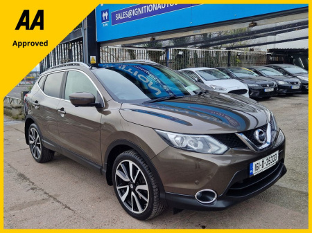 2016 Nissan Qashqai 1.2 PETROL, PREMIUM MODEL, PAN ROOF, LOW MILEAGE, LEATHER, NATIONWIDE WARRANTY, FINANCE, 5 STAR REVIEWS €14,995
