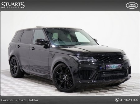 2021 Land Rover Range Rover Sport 2.0 P400E HSE DYNAMIC BLACK PACK*SANTORINI BLACK WITH BLACK LEATHER, PANORAMIC ROOF, 21” BLACK ALLOYS, KEYLESS ENTRY, REVERSING CAMERA, SAT NAV,