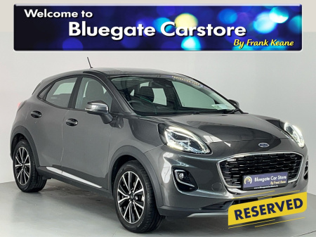 2021 Ford Puma TITANIUM 5DR 1.0T 125 MHEV**TOUCH SCREEN MEDIA DISPLAY**SEMI DIGITAL DASH**PARKING SENSORS**MULTIFUNCTIONAL STEERING WHEEL**AIR CONDITIONING**BLUETOOTH**BLACK CLOTH INTERIOR**NAVIGATION** €19,995