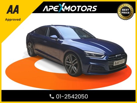 2017 Audi A5 Sportback FINANCE ARRANGED * TOP-SPEC S-LINE TDI SPORTBACK * NEW NCT OCT-27 * IMMACULATE * AA APPROVED * 101 SAFETY CHECKLIST * HEATED SEATS * COLOUR REVERSE CAMERA * LOW DIESEL MILES * ADAPTIVE CRUISE * CRUISE