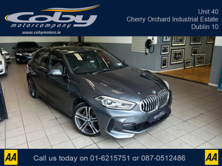 2020 BMW 1 Series I M SPORT 5DR Petrol Manual. Immaculate Car with only 62km, NCTd, Service History. Full M Sport Spec, Sat Nav, Cruise Control, Heated Seats, MFSW, Media, Parking Sensors, Full Electrics and much more. €25,950
