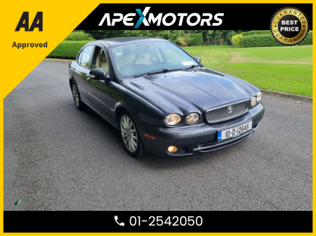 2010 Jaguar X-Type IMMACULATE 4DR AUTO * AUTOMATIC (DSG) * AA APPROVED  * 101 SAFETY CHECKLIST * 12-MONTH ROADSIDE ASSIST  * IMMACULATE * TOP-SPEC * NEW NCT MAR-26 * VERY CAREFUL OWNER * CARTELL HISTORY CHECKED €4,449