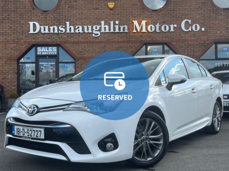 2018 Toyota Avensis 1.6 D4D BUSINESS EDITION 4DR *LOW KMS* €15,900