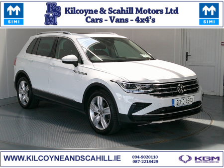 2021 Volkswagen Tiguan ELEGANCE 2.0 TDI MANUAL 6SPEED FWD 150HP 5 5DR