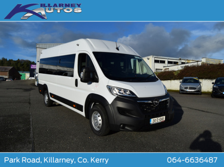 2024 Opel Movano 17 Seat Minibus 140Ps manual 6 speed €57,950