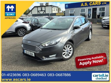 2018 Ford Focus TITANIUM 1.5 TD 4DR ** TOP SPEC IRISH CAR ** SAT NAV ** APPLE / ANDROID CAR PLAY **KEYLESS GO ** 2 KEYS ** €11,995