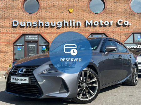 2017 Lexus IS 300 h 300H 2.5 SPORT 181BHP AUTO *FSH* €19,950