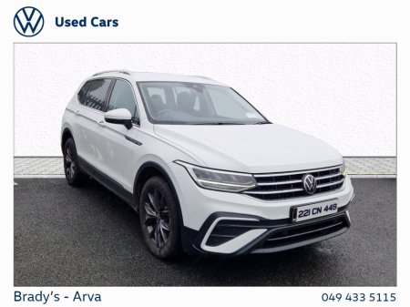 2022 Volkswagen Tiguan Allspace A7 LIFE 2.0 TDI  150BHP M6F 5DR