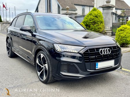 2021 Audi Q7 55 TFSI E BLACK EDITION QUATTRO==N1 5 SETAER CREW CAB==€62,950 PLUS VAT== €62,950