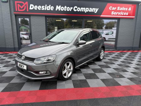 2017 Volkswagen Polo DBA-6RCJZ, ALLSTAR SPEC , 1/2 LEATHER HEATED SEATS , SAT - NAV , REVERSE CAMERA , ALLOYS , CLIMATE CONTROL , FESH SERVICE & NEW NCT , FINANCE FROM € 40 p/w & € 3,950 DEPOSIT.
