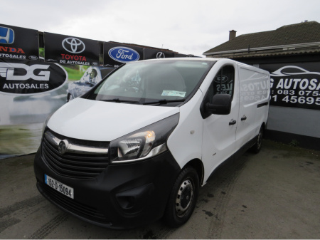 2015 Vauxhall Vivaro 2900 CDTI 5DR 3 SEATER VAN WHITE DOE & TAX €6,999