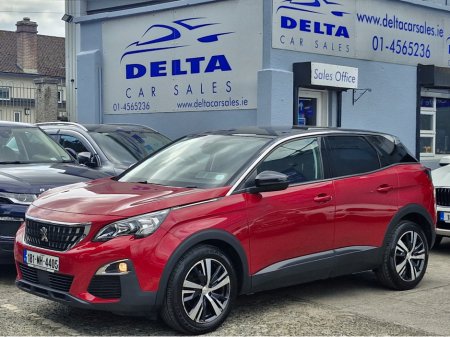 2018 Peugeot 3008 ACTIVE 1.6 HDI BLUE 120BHP NCT 02/26 FINANCE AVAILABLE @ €69 PER WEEK 2 KEYS/ PART SERVICE HISTORY/ TOUCH SCREEN MEDIA/ ANDROID AUTO/ APPLE CAR PLAY/ PARKING SENSORS/ HISTORY CHECKED
