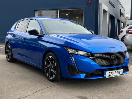2022 Peugeot 308 1.2 Puretech 130bhp Allure Auto €25,900