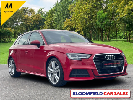 2017 Audi A3 1.4 TFSI, S-LINE, 2 YEAR NCT // IMMACULATE €21,950