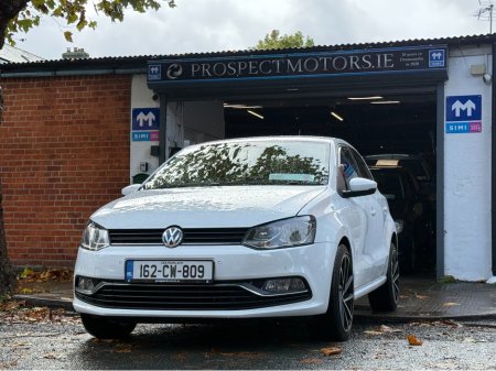2016 Volkswagen Polo 1.0 Match, New Nct 10/2027, Bluetooth, Parking Sensors, Cruise Control, Upgraded Alloys, Privacy Glass A/C, Ideal Starter Car, 5 Door, Finance Available, Service & Warranty Included, SIMI Dealer, €10,950