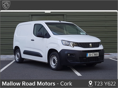 2023 Peugeot Partner + VAT,    ACTIVE PLUS 1.5 BLUE HD €15,200