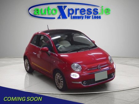 2018 Fiat 500 TWINAIR LOUNGE Glass roof Automatic, Reversing camera