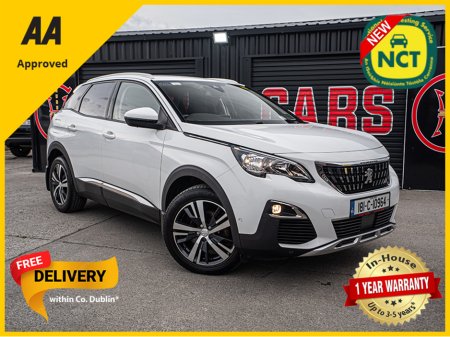 2018 Peugeot 3008 2018 Peugeot 3008 1.2 Allure/High spec/1yr warrant €18,888