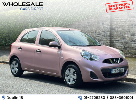 2019 Nissan Micra **1.2 AUTOMATIC**ONLY 37000kms**REVERSE CAMERA**NEW NCT 5/27**STUNNING CONDITION