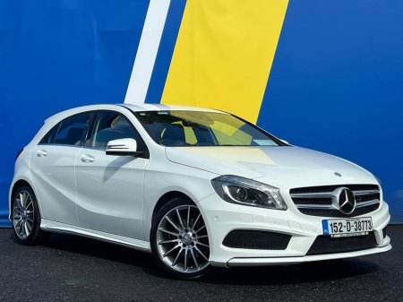 2015 Mercedes-Benz A Class A180 AMG-LINE 1.6 AUTO // LEATHER/ALCANTARA AMG-LINE INTERIOR // PARKING SENSORS // 18