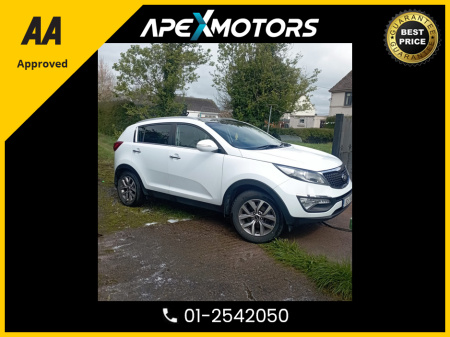 2015 Kia Sportage FINANCE ARRANGED * TOP-SPEC * LEATHER * PANORAMIC SUNROOF * RELIABLE * NCT NOV-26 * 1.6 2 ISG 2WD 133BHP 5DR * STAMPED SERVICE HISTORY * AA APPROVED * 101 SAFETY CHECKLIST * IMMACULATE * HEATED SEATS