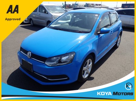 2014 Volkswagen Polo 1.2 TSI COMFORTLINE PRO PETROL AUTOMATIC // JUST 52000 KMS FROM NEW // RARE COLOUR CORNFLOWER BLUE // REVERSING CAMERA // PRO MEDIA SCREEN // IMMACULATE EXAMPLE