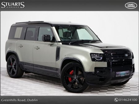 2025 Land Rover Defender EXTREMELY RARE DEFENDER X: MASSIVE SPEC WITH ONLY 5, 000KM OVER €147K NEW. PANGEA GREEN WITH EBONY LEATHER. BLACK CONTRAST ROOF AND BONNET