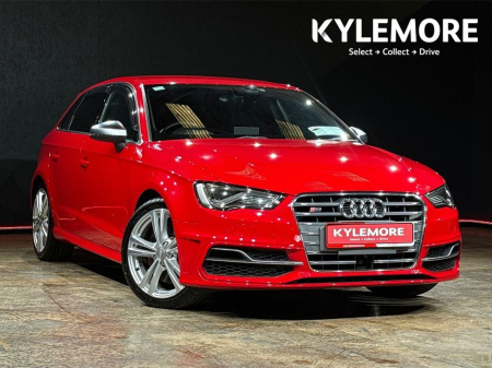 2015 Audi S3 2.0 AUTOMATIC SPORTBACK - FULL BLACK LEATHER INTERIOR - ALLOY WHEELS - TWIN EXHAUST - REVERSE CAMERA/PARKING RADAR - LOW MILEAGE